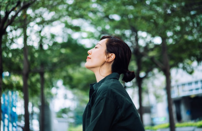Women in park Women in park